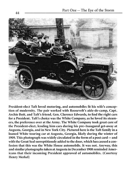 William Howard Taft and the first motoring persidency